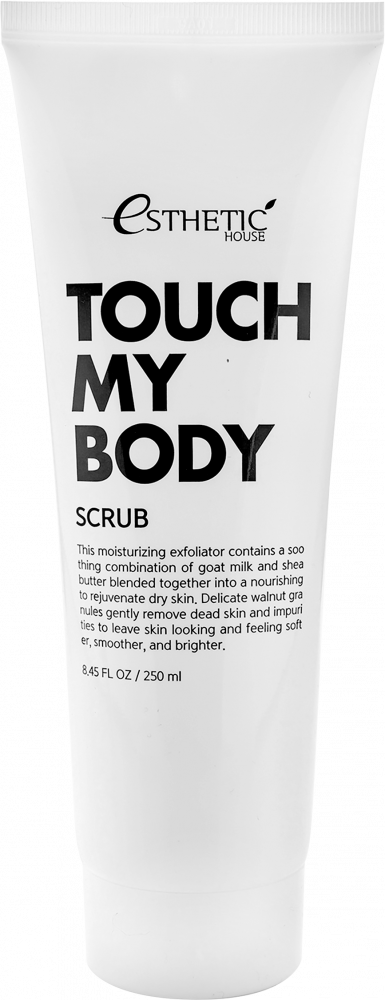 ESTHETIC HOUSE Скраб для тела КОЗЬЕ МОЛОКО Touch My Body Goat Milk Body Scrub, 250 мл