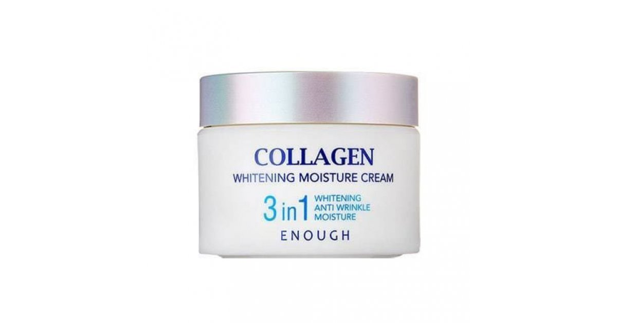 ENOUGH Крем для лица увлажняющий с коллагеном 3в1 – Collagen 3in1 whitening moisture cream, 50мл