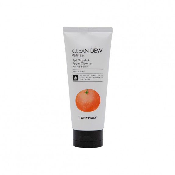 Tony Moly Пенка для умывания грейпфрут Grape Fruit Clean Dew Red Foam Cleanser, 180мл