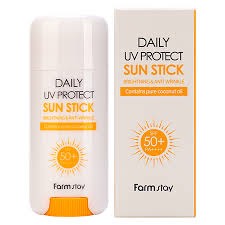 Farmstay Стик солнцезащитный SPF50 PA++++ - Daily uv protect sun stick, 16г