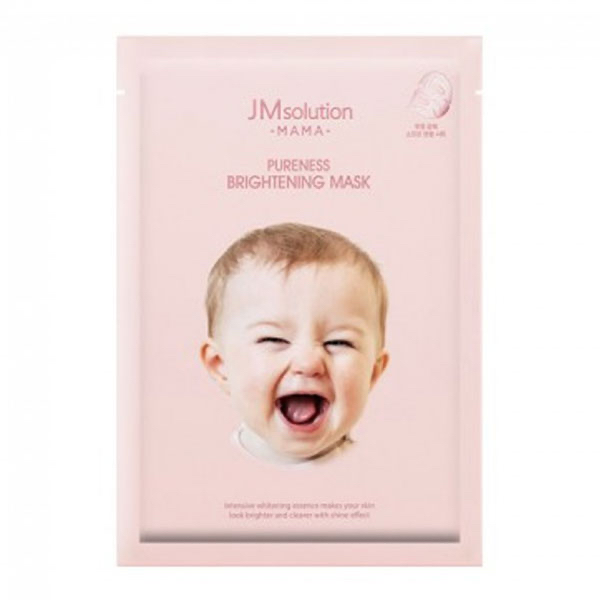 JMsolution Маска тканевая выравнивающая тон гипоаллергенная Mama Pureness Brightening Mask