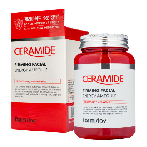 FarmStay Сыворотка ампульная с керамидами Ceramide Firming Facial Energy Ampoule, 250 мл