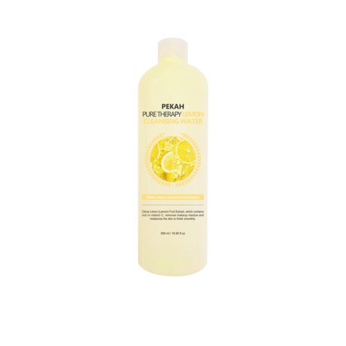 Pekah Вода мицеллярная с экстрактом лимона - Pure therapy lemon cleansing water, 500мл