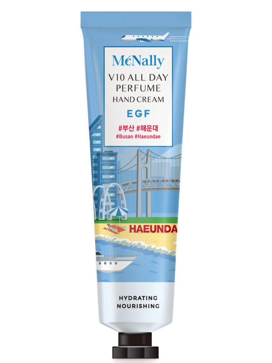 McNally Крем для рук парфюмированный с EGF Hand Cream V10 All Day Perfume EGF, 30 мл