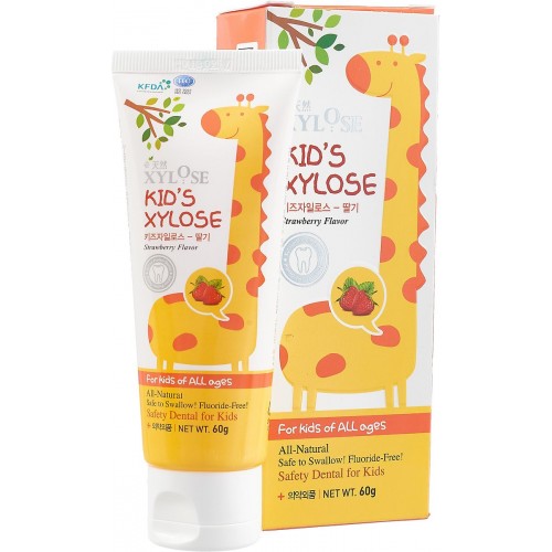 HANIL Детская зубная паста с экстрактос клубники KIDS XYLOSE