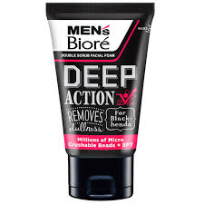 KAO Глубоко очищающий скраб для лица Mens biore, 100 г