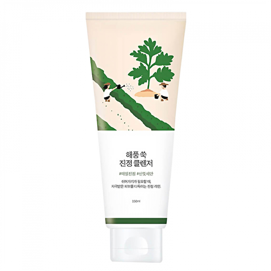 ROUND LAB Пенка для умывания с экстрактом полыни Mugwort Calming Cleanser (150мл)