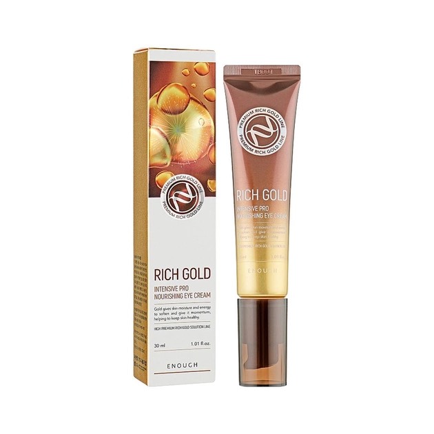 Enough Питательный крем для век с золотом Rich Gold Intensive Pro Nourishing Eye Cream, 30мл