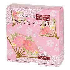 KYOWA SHIKO Салфетки матирующие для лица (90 мм х 90 мм), 1уп (250 листов)
