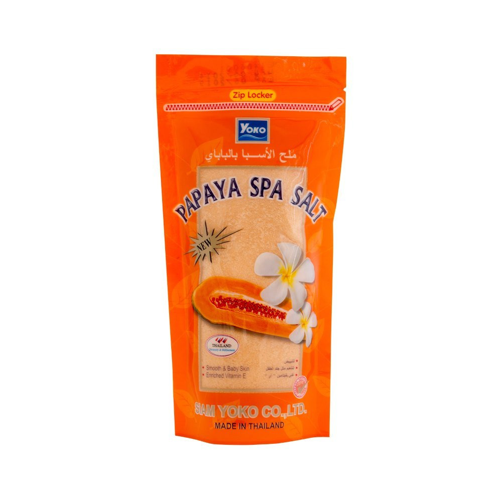 YOKO Скраб для тела солевой ПАПАЙЯ Yoko Siam  Papaya Spa Salt, 300г