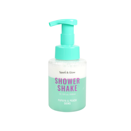 Spark&Glow Гель-шейк для душа с ароматом папайи и персика - Shower shake papaya&peach skins, 300мл