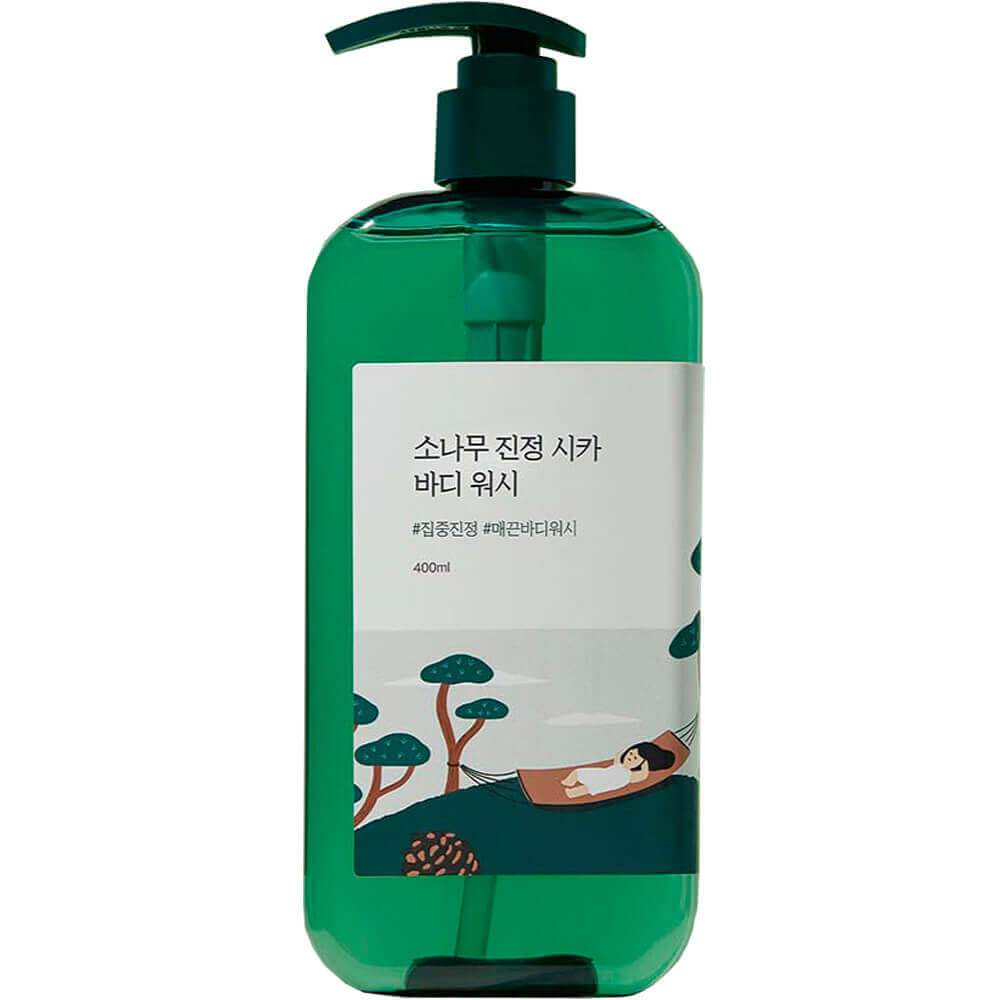 ROUND LAB Успокаивающий гель для душа Pine Calming Cica Body Wash, 400 мл