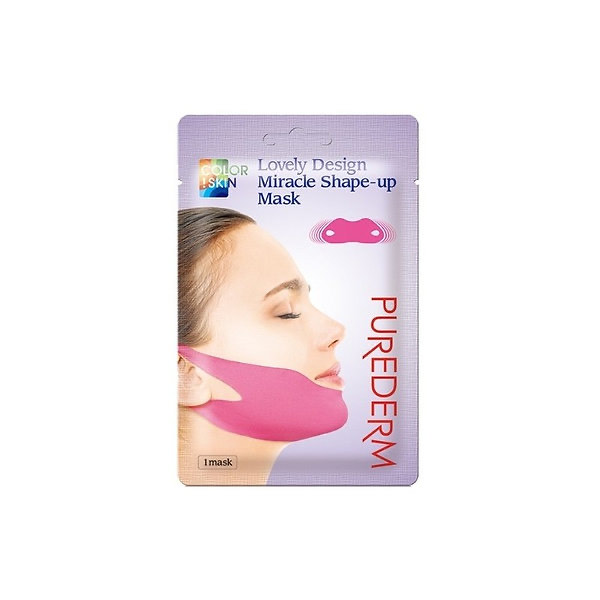 Purederm Маска-бандаж Color Skin Lovely Design Miracle Shape-Up Mask