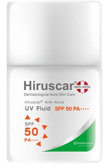 Hiruscar Солнцезащитный флюид Anti Acne UV Fluid SPF 50 PA++