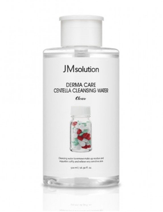 JMsolution Мицелярная вода с центеллой Derma Care Centella Cleansing Water-Clear, 500мл