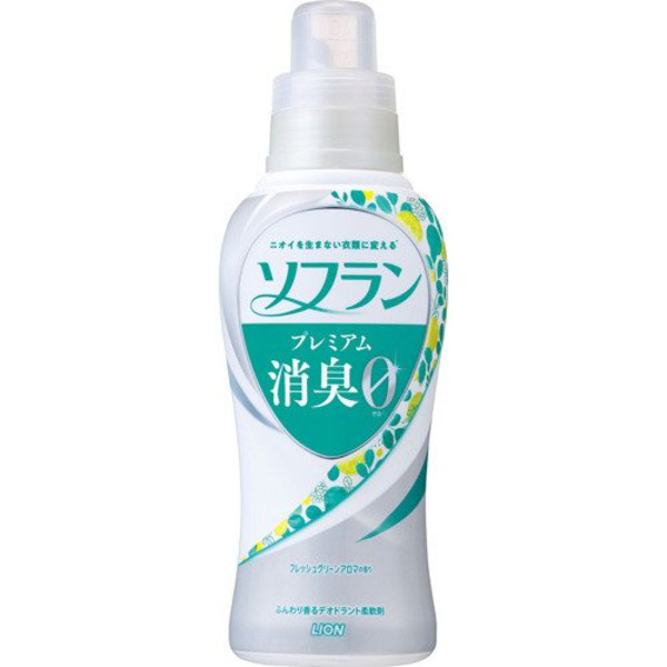 Lion Кондиционер для белья с ароматом яблока и цитрусовых фруктов Soflan Aroma, 550 мл