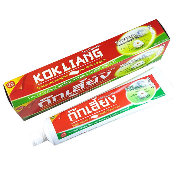 Kokliang Органическая зубная паста с травяными экстрактами, 40 гр