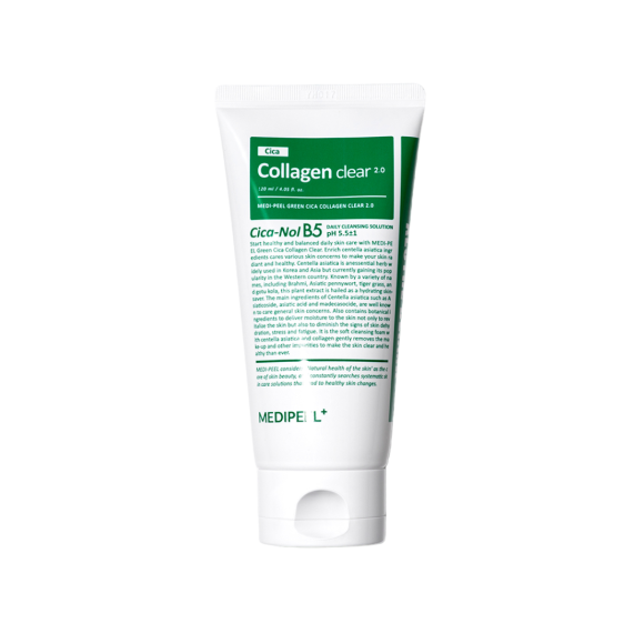 MEDI-PEEL Успокаивающая очищающая гель-пенка версия Green Cica Collagen Clear 2.0, 300 мл