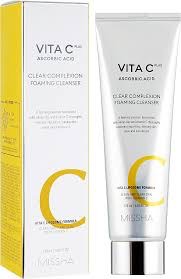 MISSHA  Пенка для лица с витамином С для лица Vita C Plus Clear Complexion Foaming Cleanser