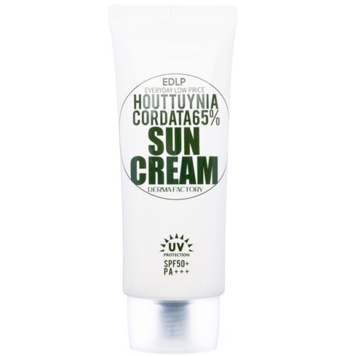 Derma Factory Крем солнцезащитный с экстрактом хауттюйнии - Houttuynia cordata 65% sun cream, 50мл