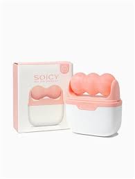 Mezonica Ролликовый массажер для лица и тела, цвет розовый Soicy 30 pink