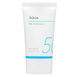 Missha Солнцезащитный гель для лица All Around Safe Block Aqua Sun Gel SPF50+/PA++++ 50 мл.