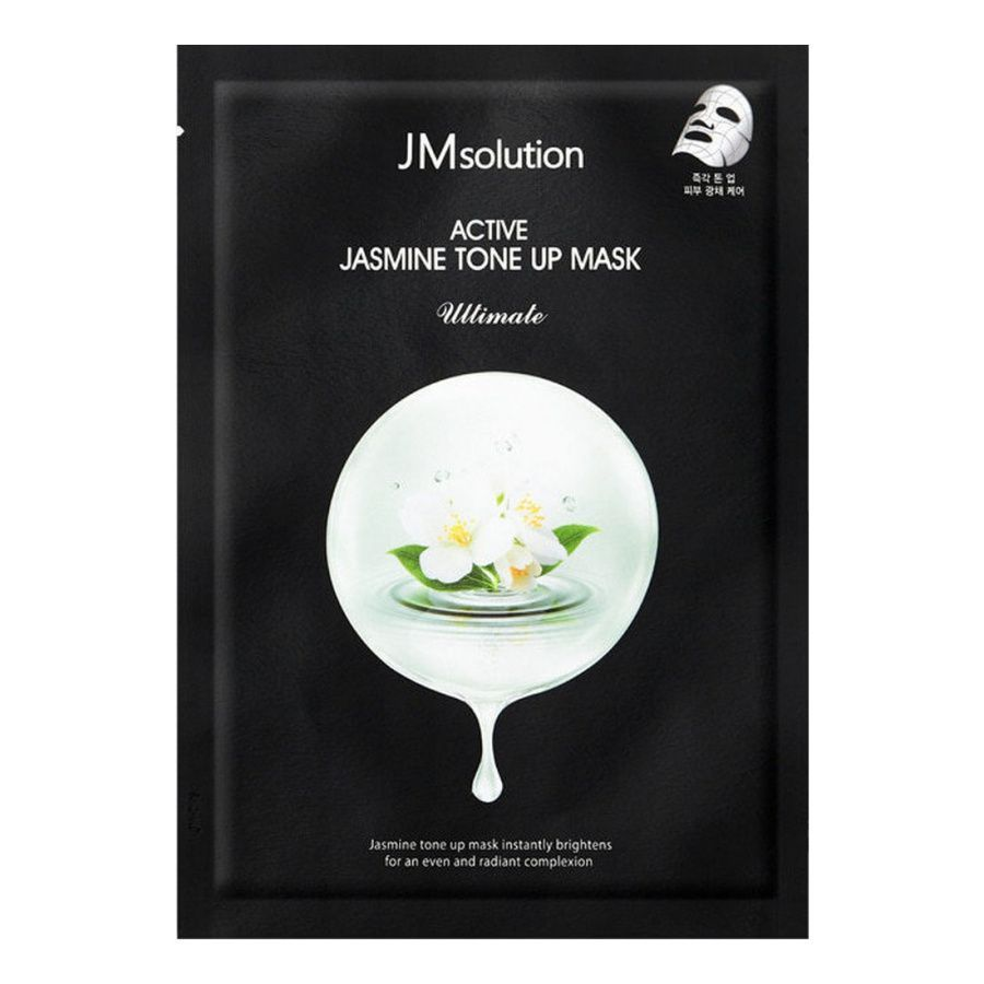 JMsolution Маска тканевая с экстрактом жасмина - Active jasmine tone upmask ultimate, 30мл