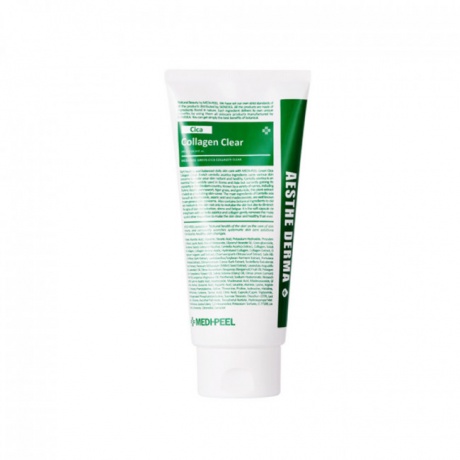 MEDI-PEEL Пенка успокаивающая очищающая Green Cica Collagen Clear, 300мл