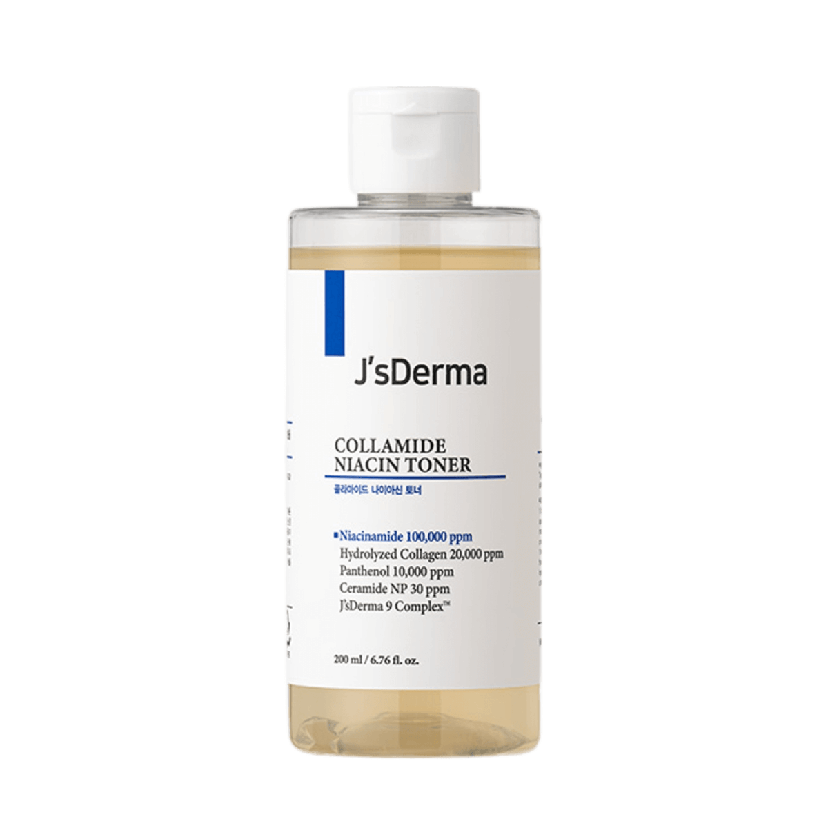 JsDERMA Тонер с ниацинамидом 10% и коллагеном 2% Collamide Niacin Toner, 200мл