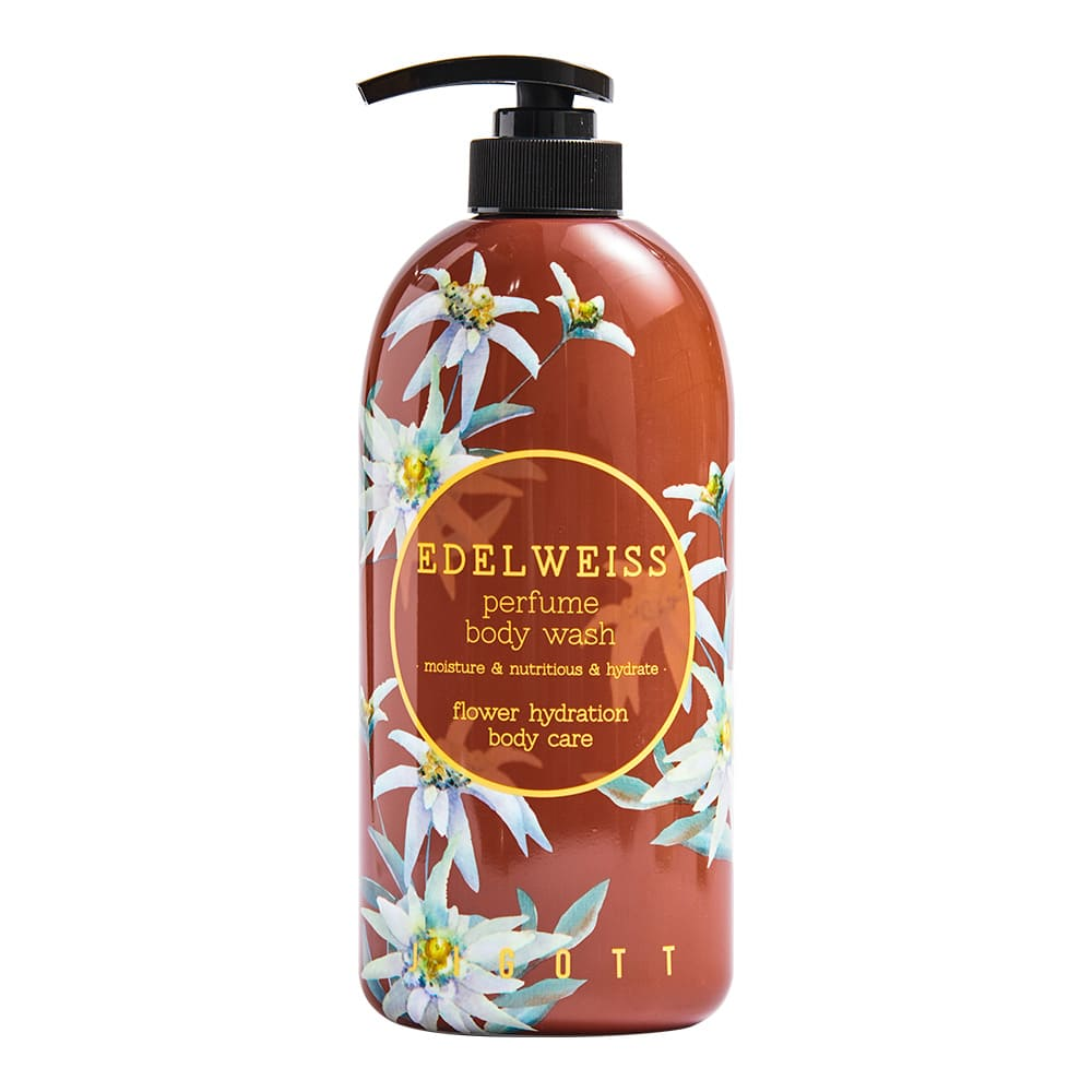 JIGOTT Гель для душа ПАРФЮМИРОВАННЫЙ/ЭДЕЛЬВЕЙС EDELWEISS PERFUME BODY WASH, 750 мл