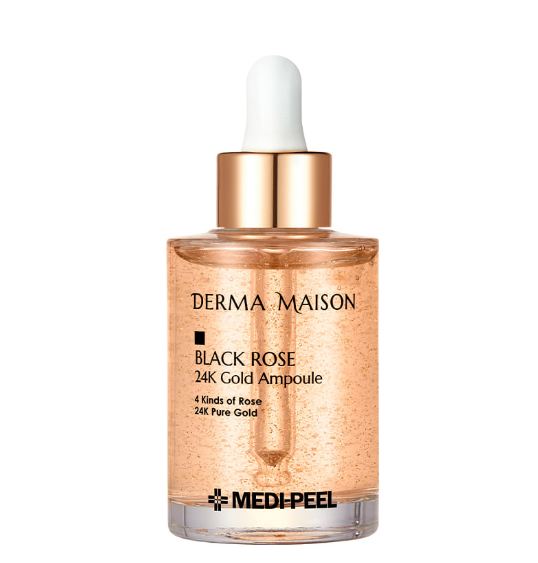 MEDI-PEEL Ампульная сыворотка с золотом и розой Derma Maison Black Rose 24K Gold Ampoule, 95 мл