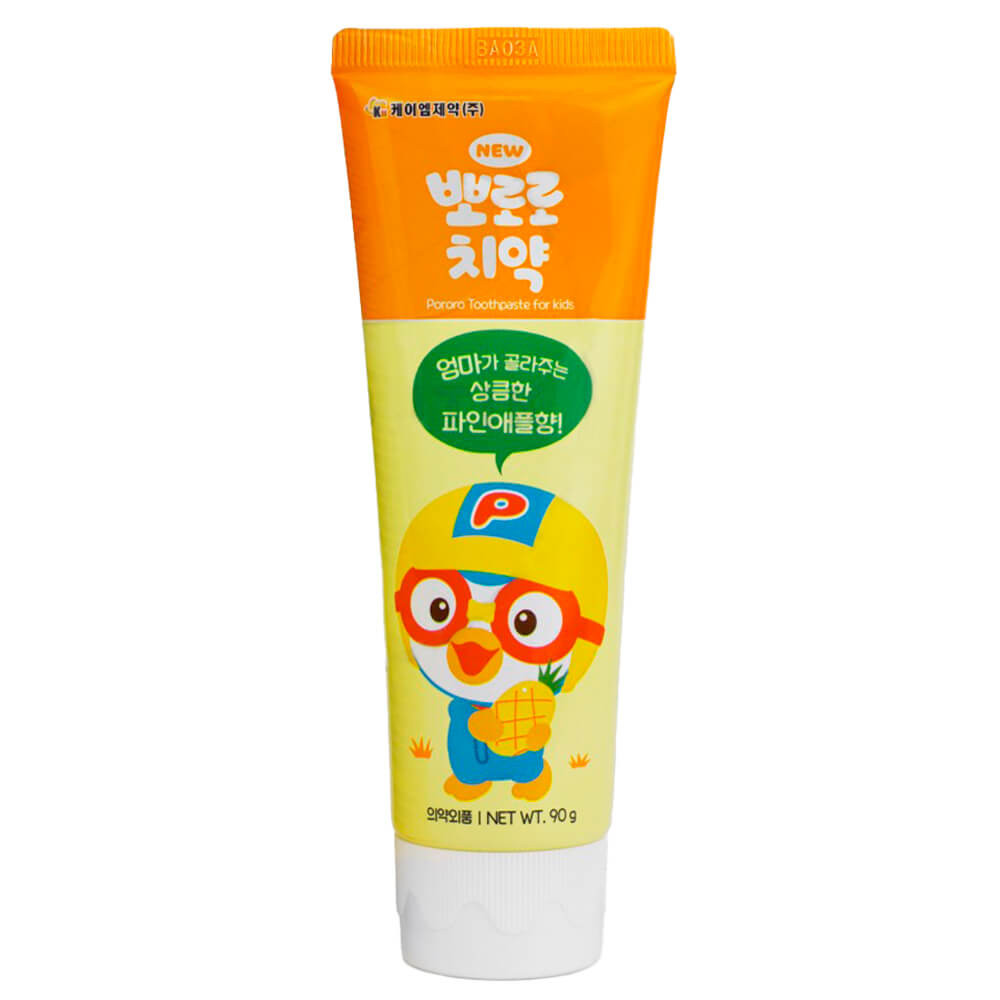 Pororo Детская зубная паста со вкусом ананаса Toothpaste Pineapple