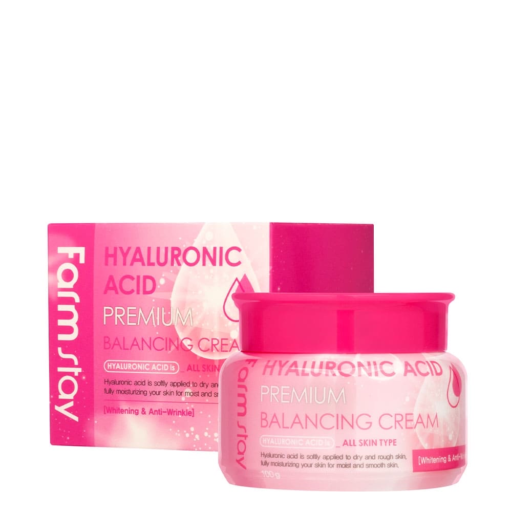 FarmStay Крем для лица с гиалуроновой кислотой - Hyaluronic acid premium balancing cream, 100г