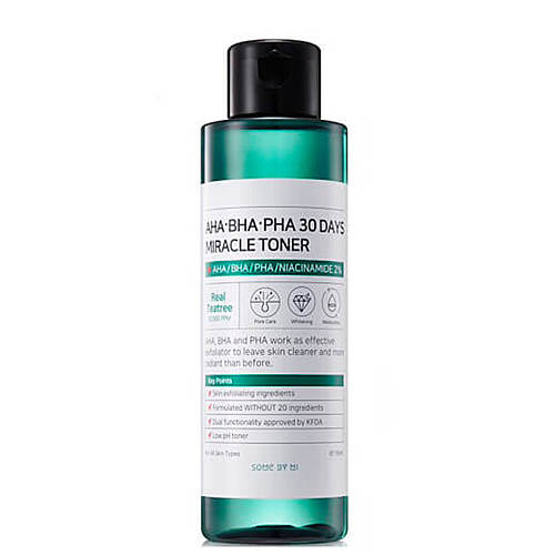 Some By Mi Тонер с 3 видами кислот и ниацинамидом - AHA-BHA-PHA 30 days miracle toner, 150мл