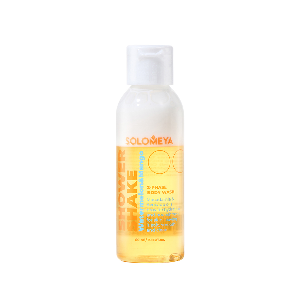 SOLOMEYA Гель-шейк для душа МИНИ Shower Shake Mini, 60 мл