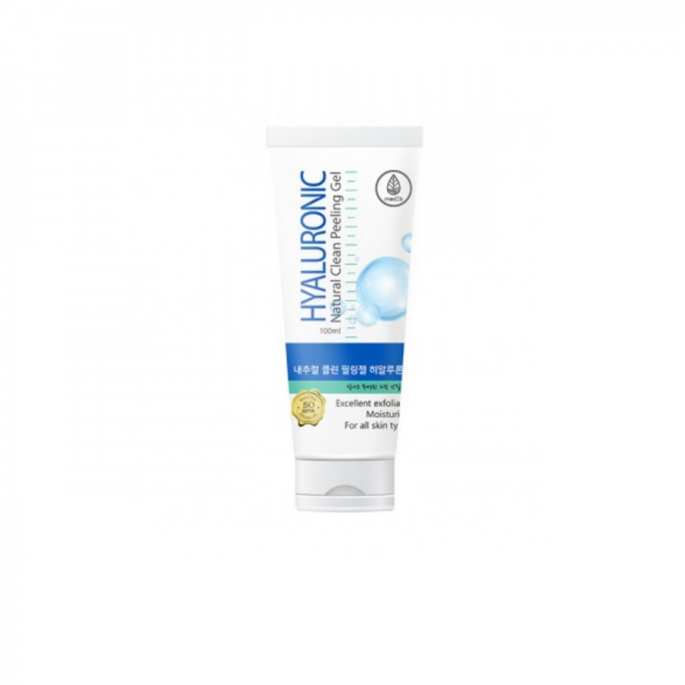 MED B Пилинг гель для лица натуральный ГИАЛУРОНОВАЯ КИСЛОТА Natural Clean Peeling Gel Hyaluronic, 100 мл