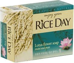 LION Мыло туалетное Rice Day (экстракт лотоса) CJ 100 г