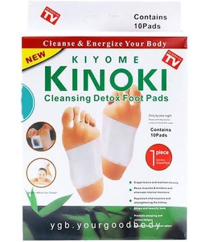 KINOKI Пластыри для детоксикации организма Cleansing Detox Foot Pads, 10шт