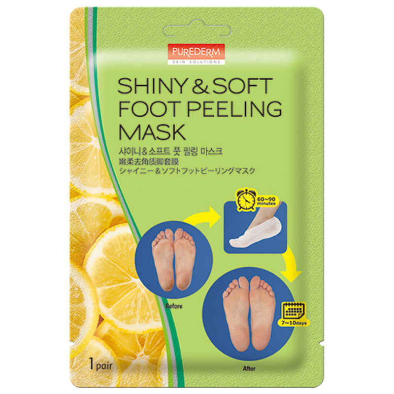 Purederm Пилинг для ног Shiny & Soft Foot Peeling Mask