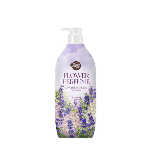 KeraSys Гель для душа «лаванда» - Shower mate flower perfume purple flower, 900мл