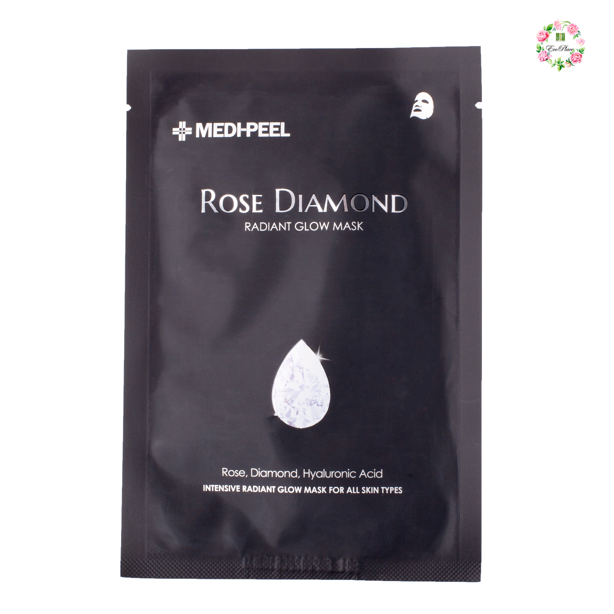 MEDI-PEEL Тканевая маска для сияния кожи с бриллиантовой крошкой Rose Diamond Mask