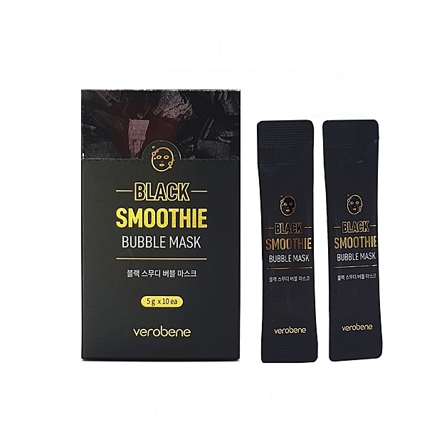 Verobene Кислородная маска смузи Черная Black Smoothie Bubble Mask