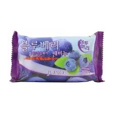 Juno Мыло отшелушивающее - Peeling soap blueberry, 150г