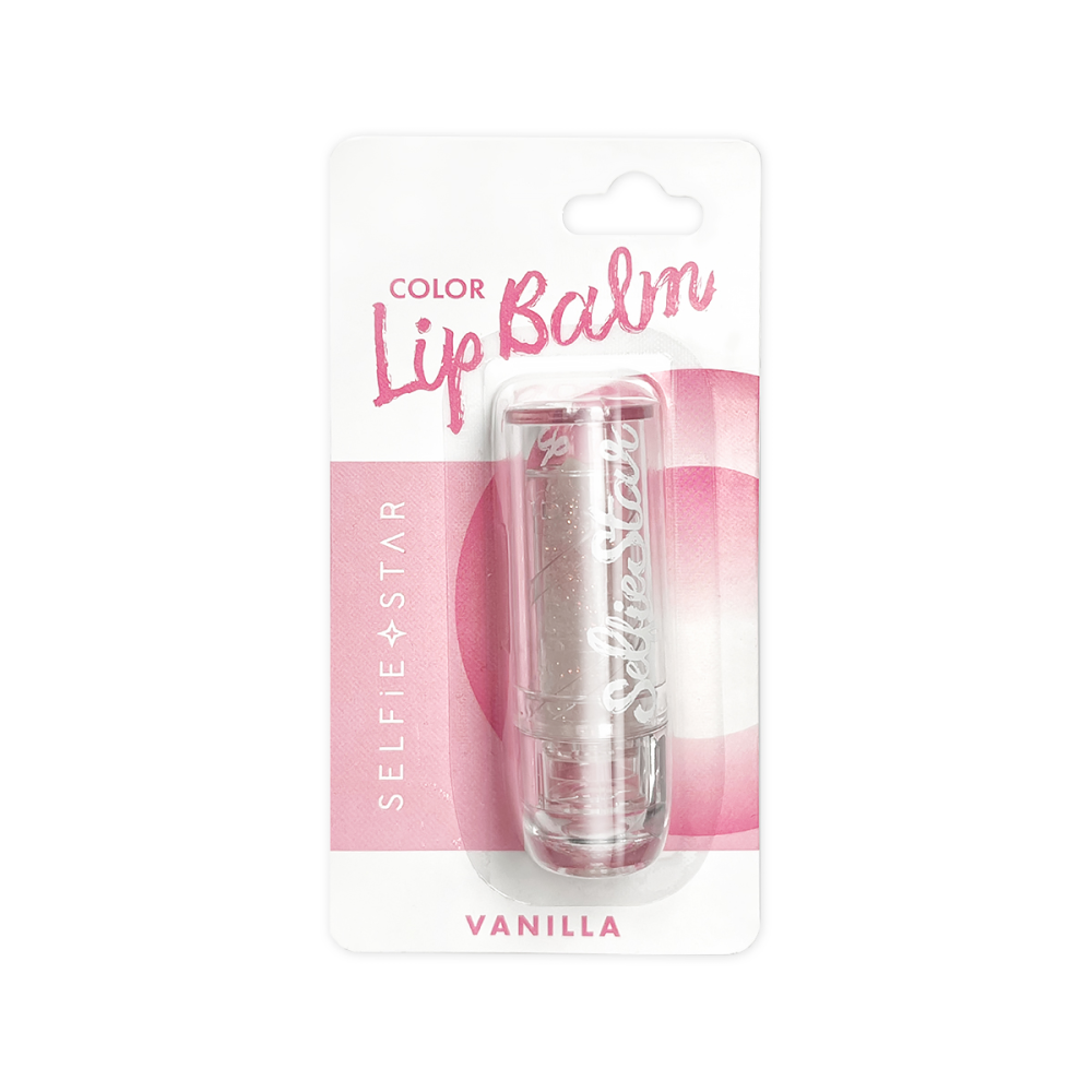 SELFIE STAR Бальзам-тинт для губ АРОМАТ ВАНИЛИ Color Chancing Crystal Lip Balm Vanilla, 3,4 гр