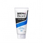 KAO Mens Biore Мужская пенка для умывания с микроскрабом, с легким цитрусовым ароматом, Micro Scrub, 130 г