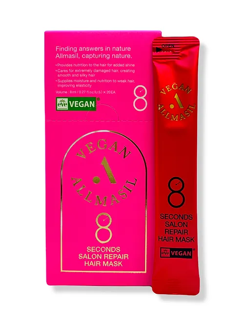 AllMasil Vegan 8 Seconds Salon Repair Hair Mask Восстанавливающая маска, 8 мл