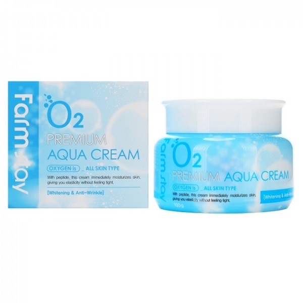 FarmStay Увлажняющий кислородный крем O2 Premium Aqua Cream