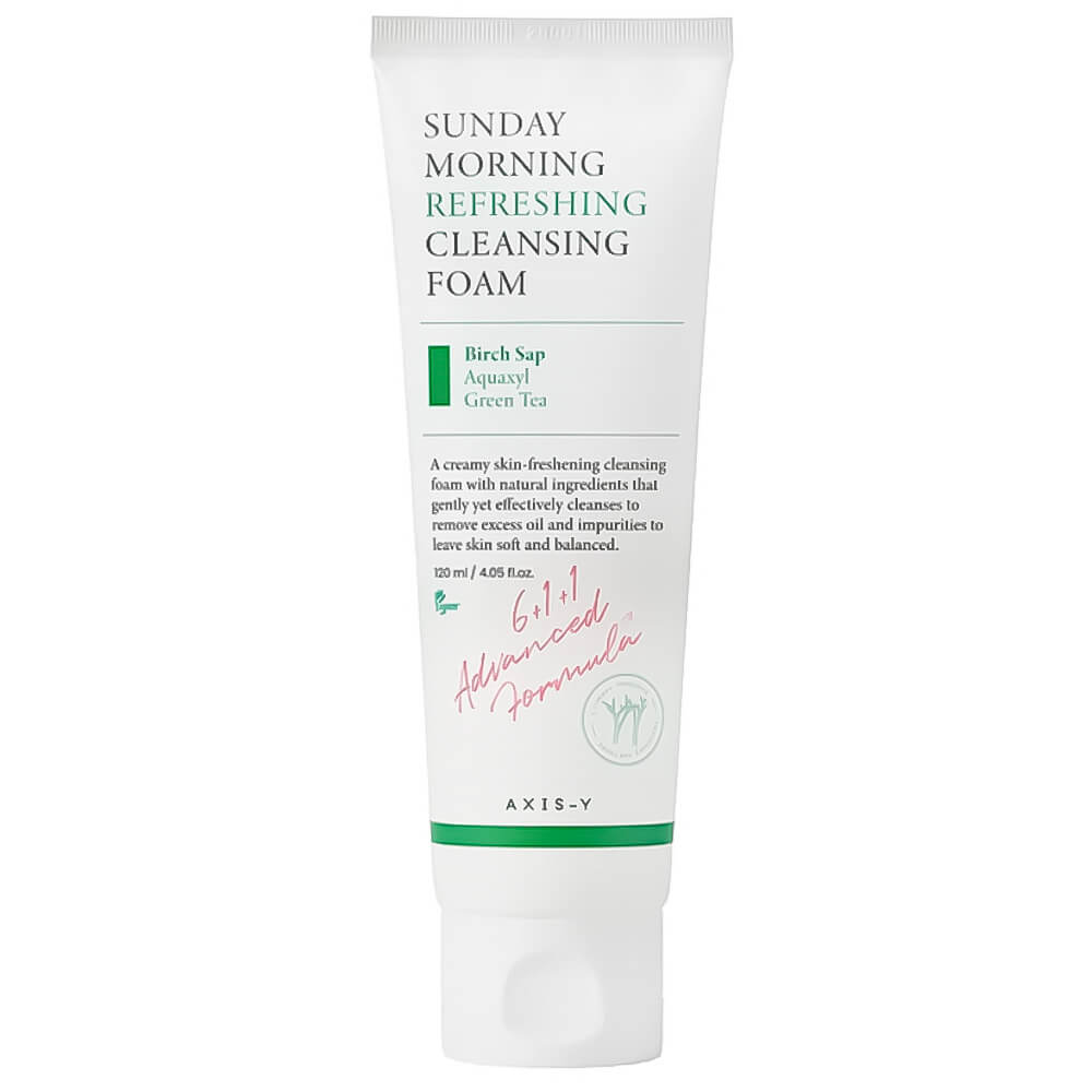 AXIS-Y Увлажняющая пенка для умывания Sunday Morning Refreshing Cleansing Foam, 120 мл