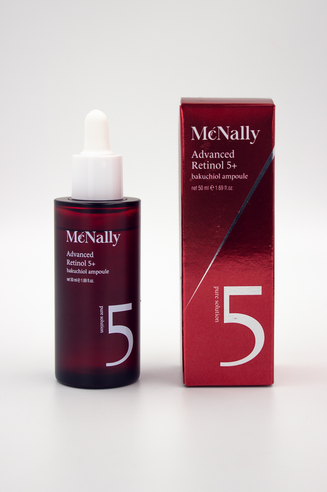 MCNALLY Сыворотка для лица с ретинолом и бакучиолом Advanced Retinol 5+ Bakuchiol Ampoule, 50 мл