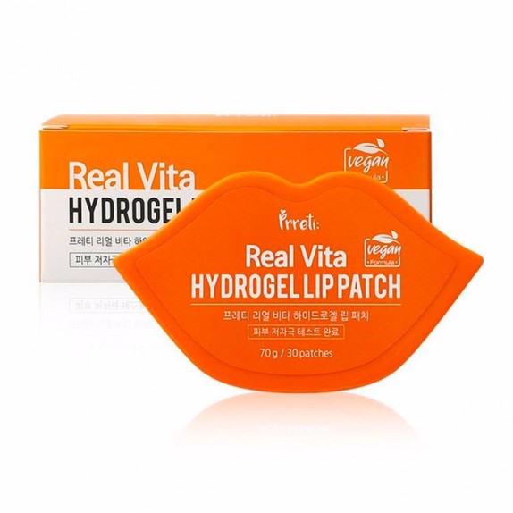 PRETTYSKIN Гидрогелевые витаминные патчи для губ Real Vita Hydrogel Lip Patch, 30 шт